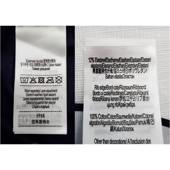 Lacoste‎ Men's Blue Crocodile Motif Pajama Lounge Sleepwear Jogger Pants Size M - Picture 8 of 8